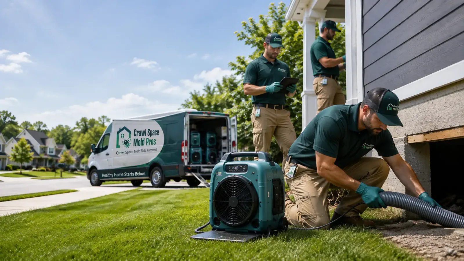 Crawl Space Mold Removal in Newport, IN